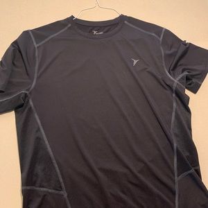 Black men’s active workout shirt